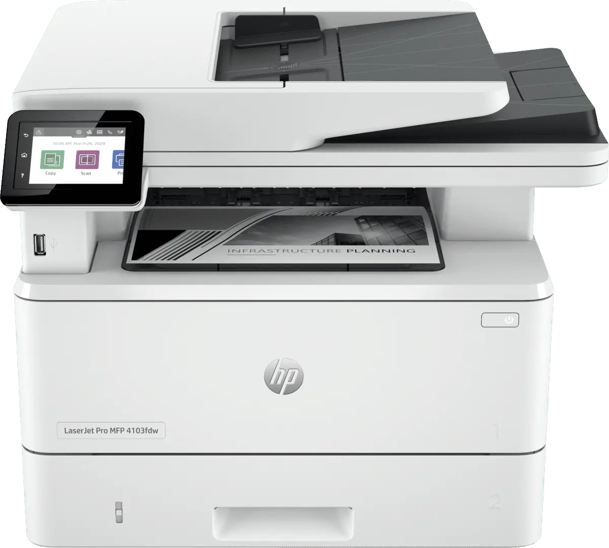 Imprimante Multifonction HP LaserJet Pro 4103fdw (2Z629A) Hewlett Packard